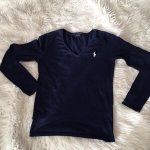 Ralph Lauren Sport Dark Blue Cotton Top